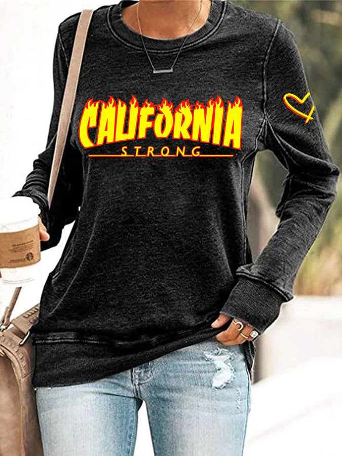 Simple Casual Round Neck Women's Top