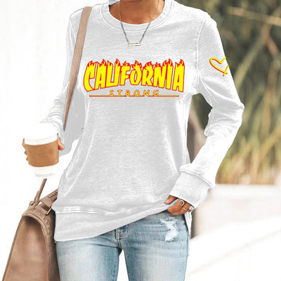 Simple Casual Round Neck Women's Top