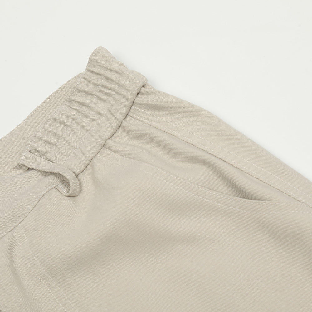 Solid Color Loose Casual Trousers Men