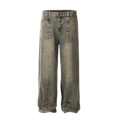 Washed Jeans Punk Fashion Brand Men
