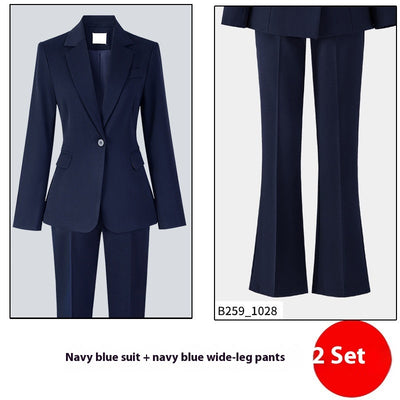 Women's Minimalist Formal Button Up Suit Jacket