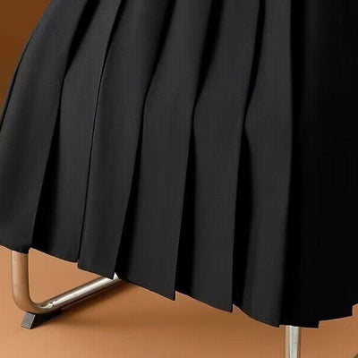 Gray Mid-length Suit Skirt For Women