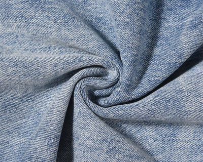 Washing Water Raw Hem Jeans Men