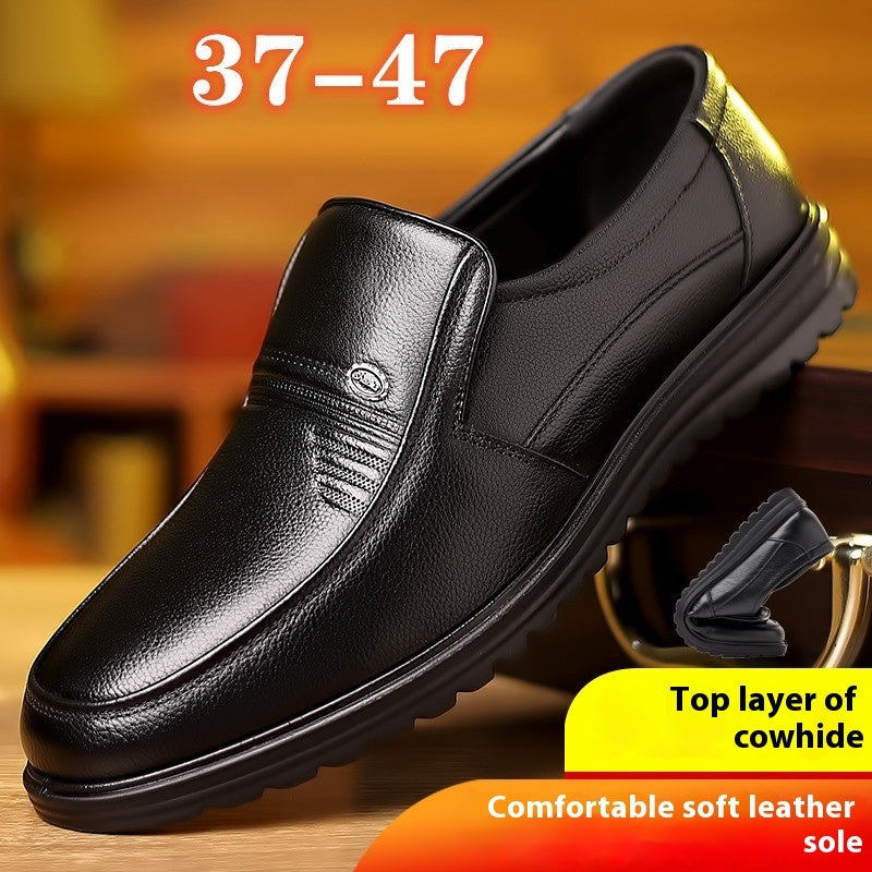 Men's Business Casual Non-slip Soft Leather Soft Sole Shoes
