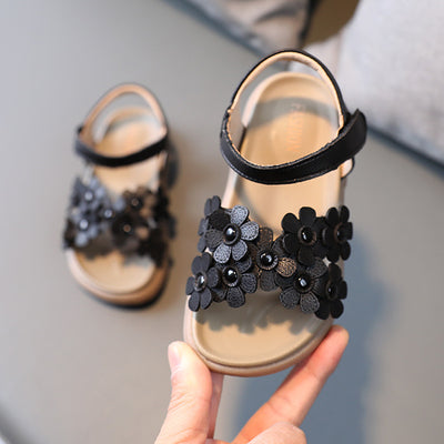 Korean Version Of The Big Kids Flower Soft-soled Beach Shoes