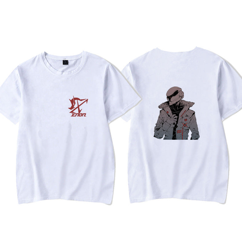 Electronic Music Mobile Game Music World Ins Men And Women Loose Tops