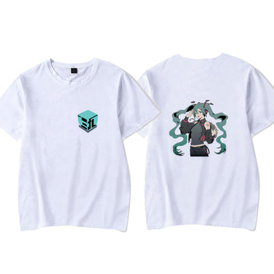 Electronic Music Mobile Game Music World Ins Men And Women Loose Tops