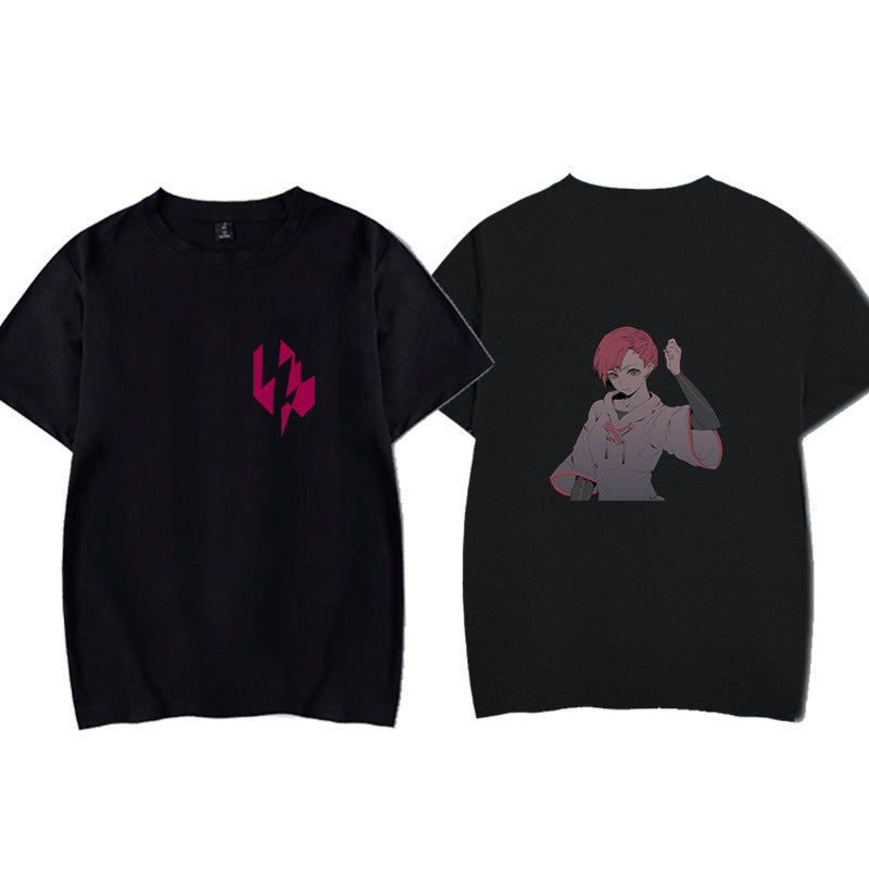 Electronic Music Mobile Game Music World Ins Men And Women Loose Tops