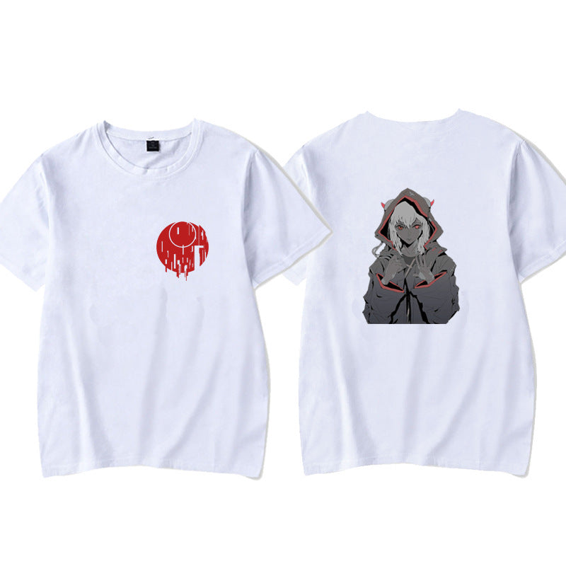 Electronic Music Mobile Game Music World Ins Men And Women Loose Tops