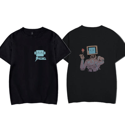 Electronic Music Mobile Game Music World Ins Men And Women Loose Tops