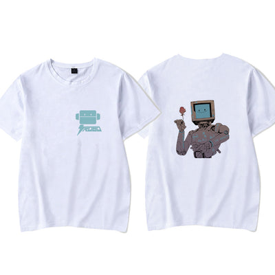 Electronic Music Mobile Game Music World Ins Men And Women Loose Tops
