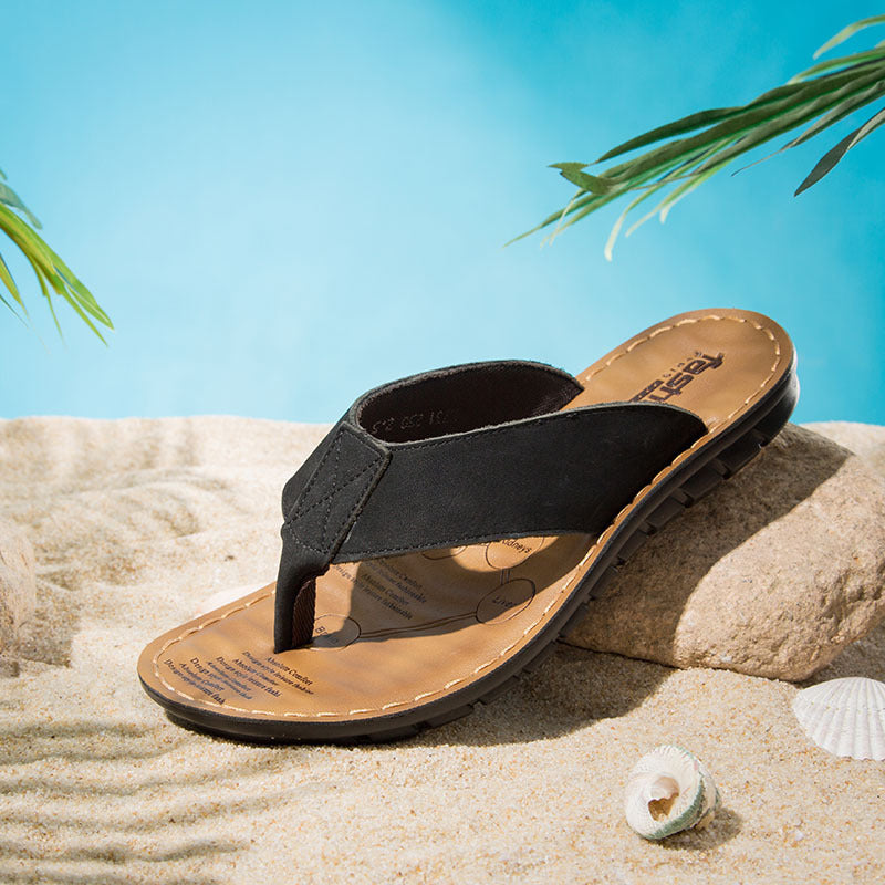 Non-slip Sandals Trend Korean Leather Massage Sandals