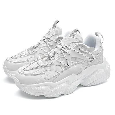 Ins Super Fire Paris Old Shoes Men And Women Trend Korean Version Of The Wild Net Red Putian Poisonous Thick-soled Casual Sneakers