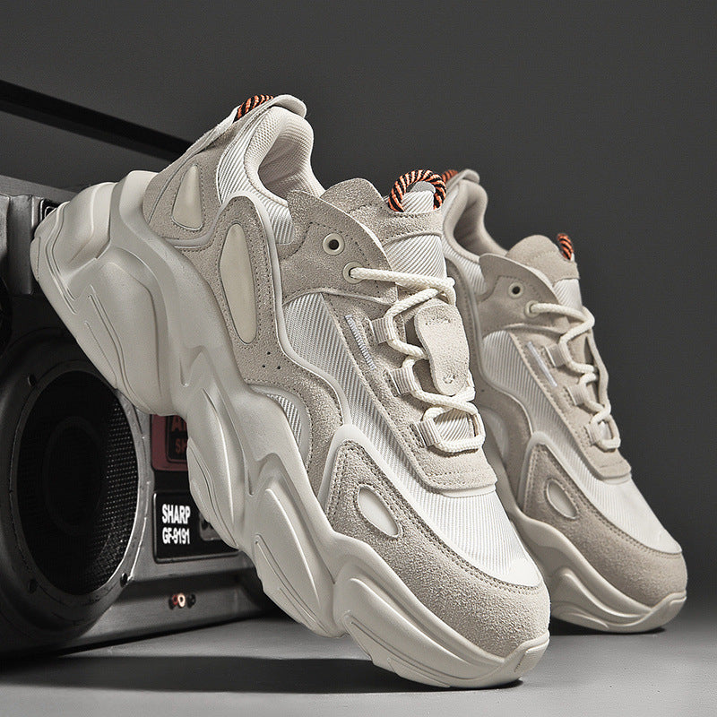 Ins Super Fire Paris Old Shoes Men And Women Trend Korean Version Of The Wild Net Red Putian Poisonous Thick-soled Casual Sneakers