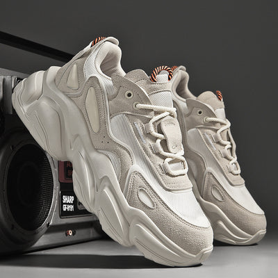 Ins Super Fire Paris Old Shoes Men And Women Trend Korean Version Of The Wild Net Red Putian Poisonous Thick-soled Casual Sneakers