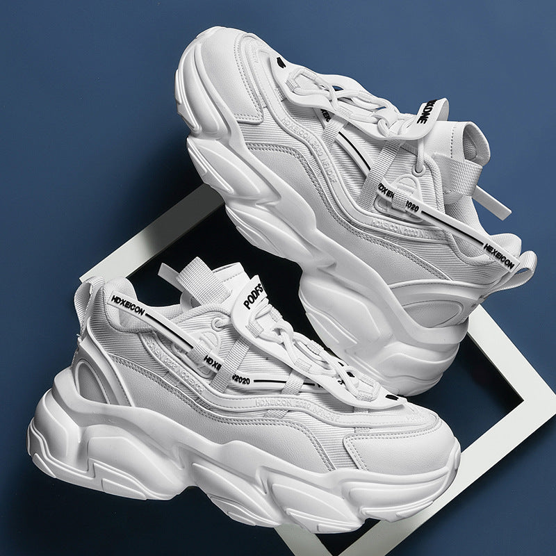 Ins Super Fire Paris Old Shoes Men And Women Trend Korean Version Of The Wild Net Red Putian Poisonous Thick-soled Casual Sneakers