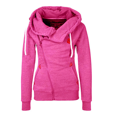 Women's Sport Cardigan Side Zipper Hoodie