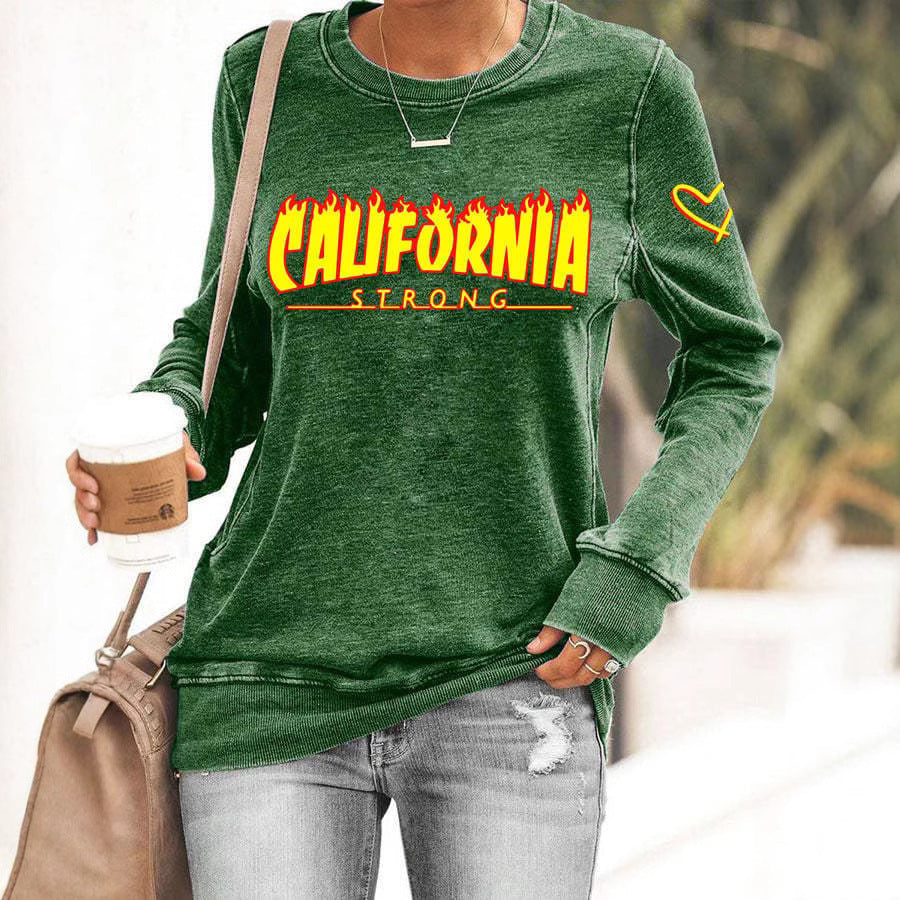 Simple Casual Round Neck Women's Top