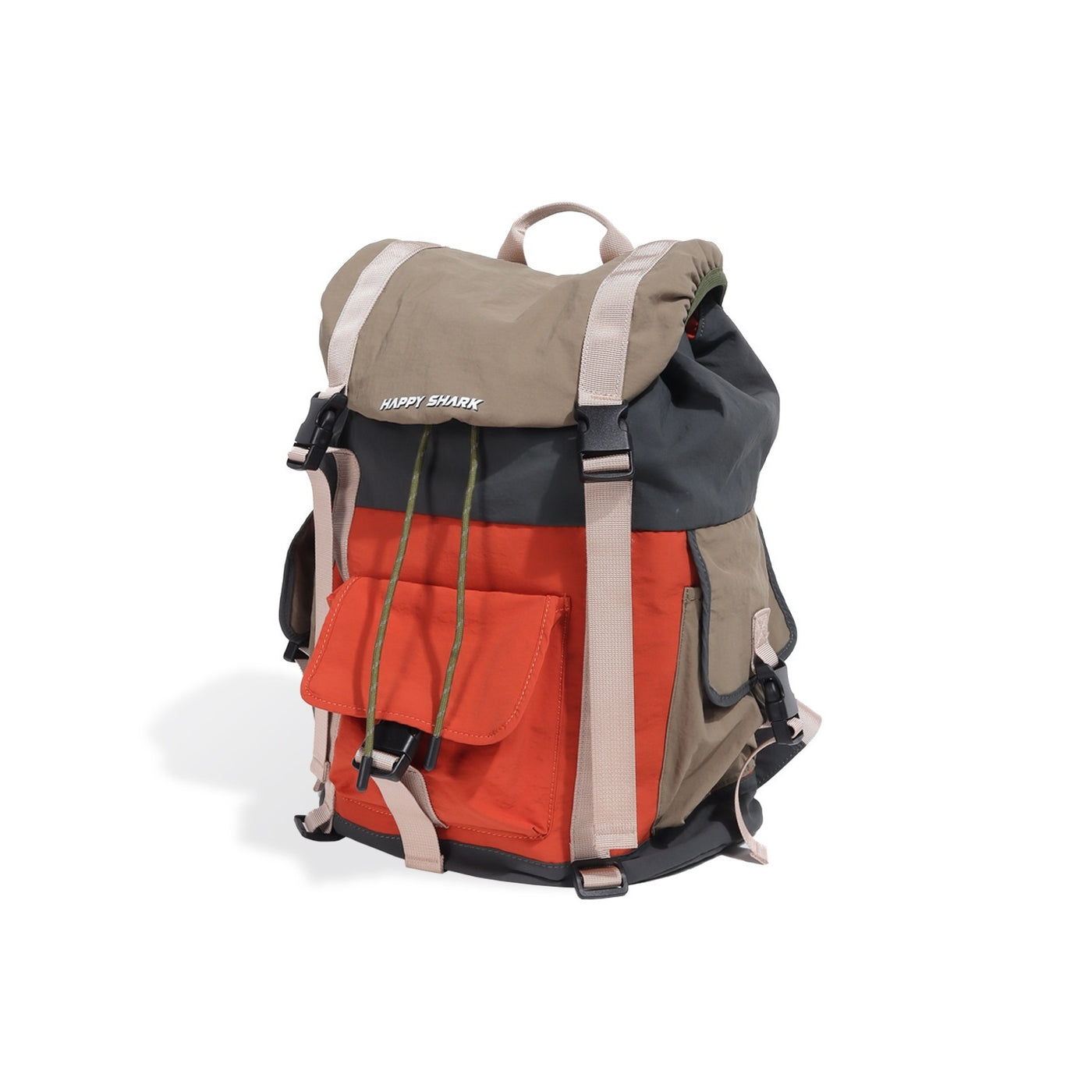 Multi-compartment Large Capacity Contrast Color Outdoor Backpack