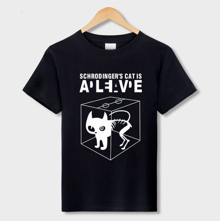 Han Hent The Big Bang Theory Shirt Schrodinger''s Cat T-shirt S Men Swag Funny Cotton Short Sleeve T Shirt S Summer T Shirt Homme