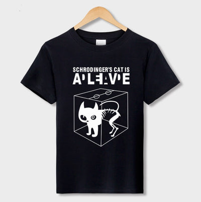 Han Hent The Big Bang Theory Shirt Schrodinger''s Cat T-shirt S Men Swag Funny Cotton Short Sleeve T Shirt S Summer T Shirt Homme
