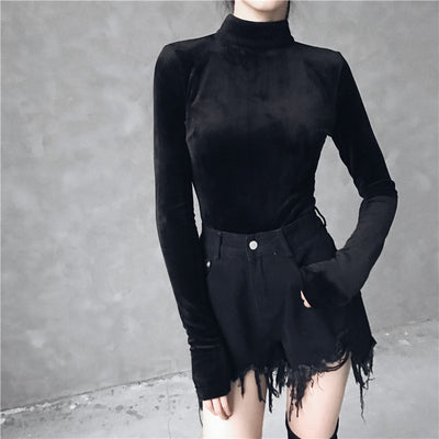Woolen sling dress women suit