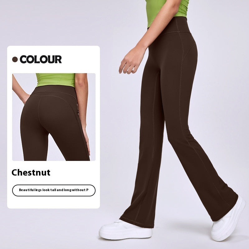 Straight Leg High Elastic Skinny Workout Pants