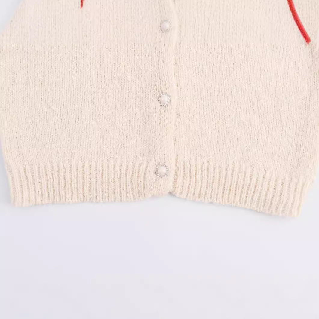 Fashion Girl Color Sequined Knitted Sweater Cardigan Coat