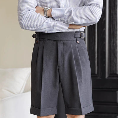 Italian Retro Suit Shorts Men