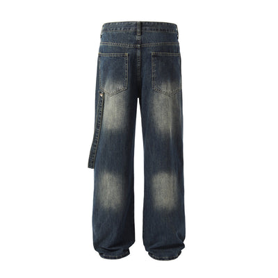Fashion Personality Wide-leg Jeans Men