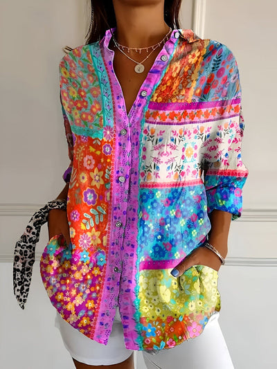 Women's Long Shirt Summer European And American Trendy Long-sleeve