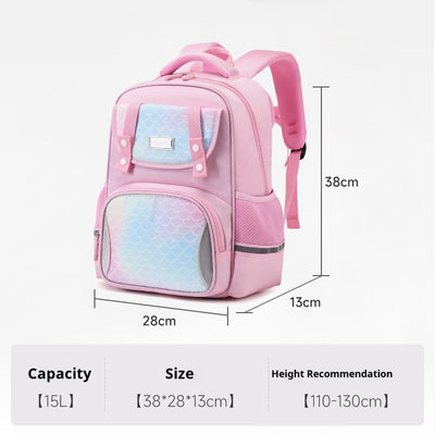 Girls And Boys Children's Schoolbag For Grade 1-3 Large Capacity