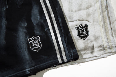Men Punk Ripped Distressed Straight Shorts