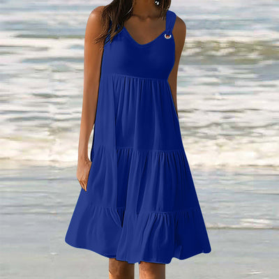Casual Elegant Stitching Dress Women