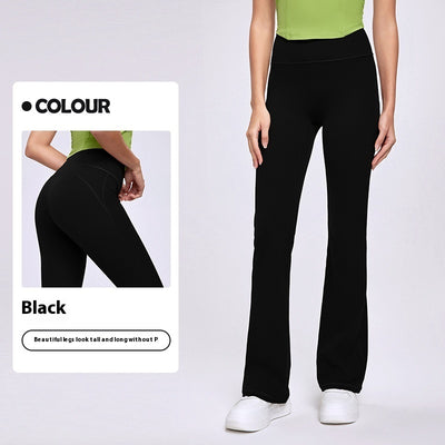 Straight Leg High Elastic Skinny Workout Pants