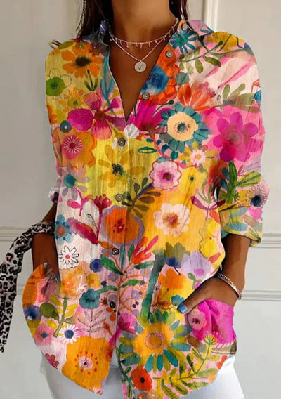 Women's Long Shirt Summer European And American Trendy Long-sleeve
