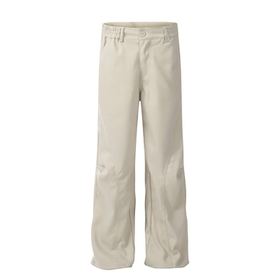 Solid Color Loose Casual Trousers Men