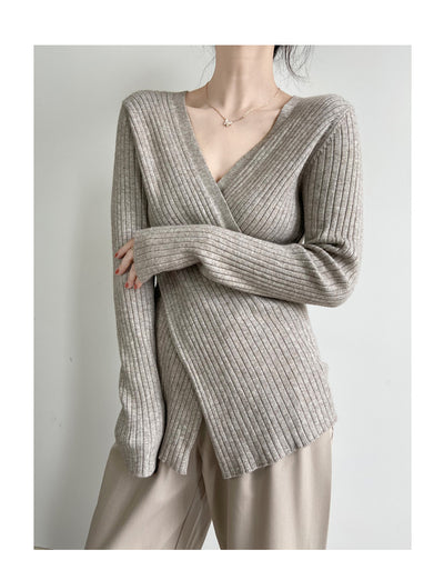 Women's Spring And Autumn Design Sweater Base Ride Top