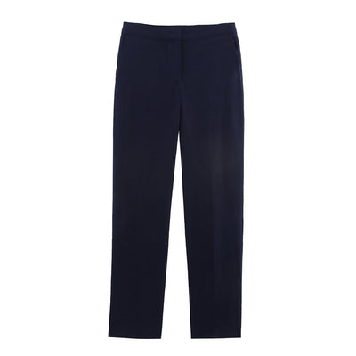 Women's Linen Blend Straight-leg Pants Suit