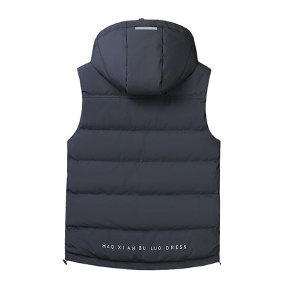 Fashion Personality Detachable Down Jacket Men