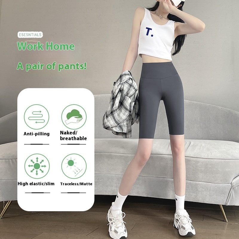Women's Five-point Shark Pants High Waist Hip Lift