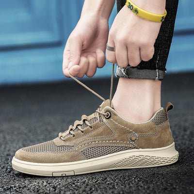 All-match Mesh Sports Casual Retro Sneakers Men