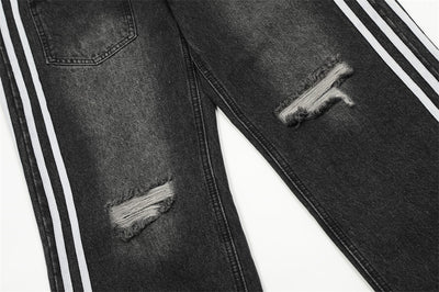 Fashion Ripped Cool Straight Jeans Men