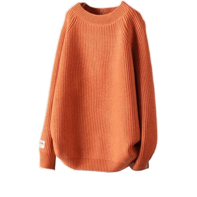 Simple Artistic Loose Pullover Women's Long-sleeved Sweater