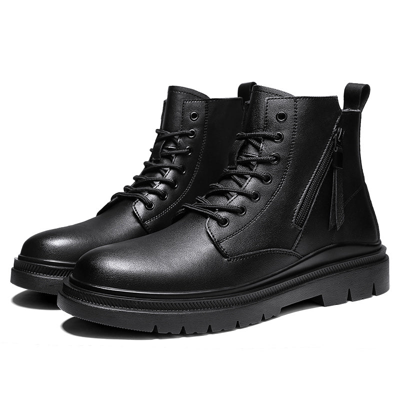 Fashion Personality Side Zipper Martin Boots For Men