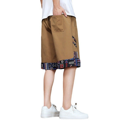 New Chinese Style Loose Shorts Men