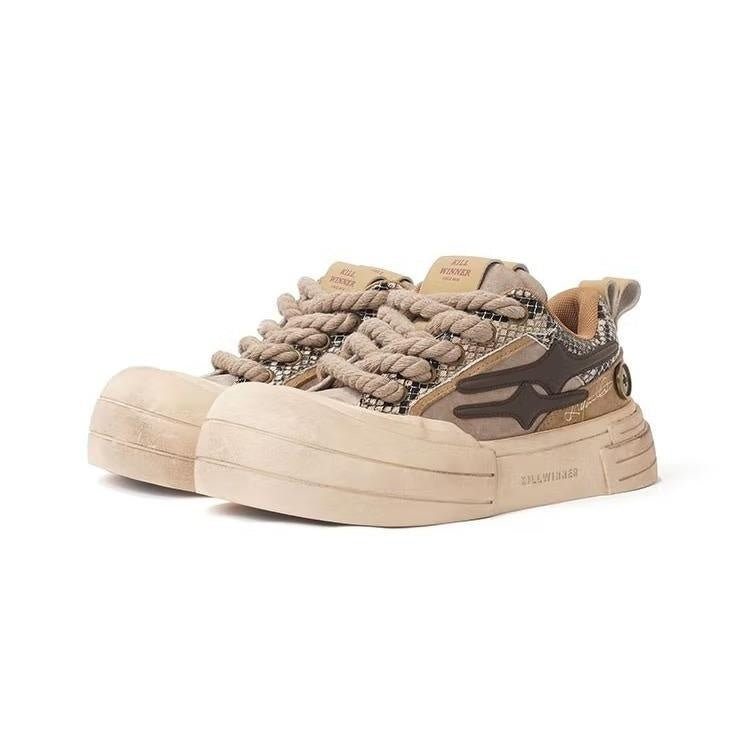 KILLWINNER--Smile Life Sneaker - Brown - Unisex