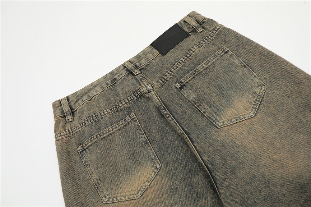 Washed Jeans Punk Fashion Brand Men