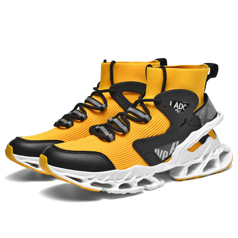 Ultra-light Shock-absorbing Running Blade Fly-knit Sneakers