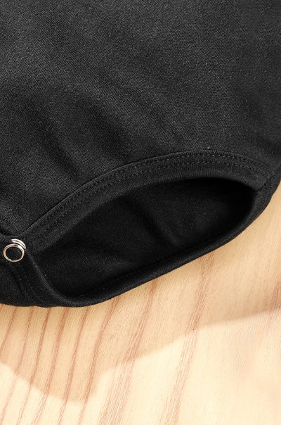 190G Pure Cotton Haha Clothes 0M-12M, POD Can Be Customized Including Embryo Clothes And Printing